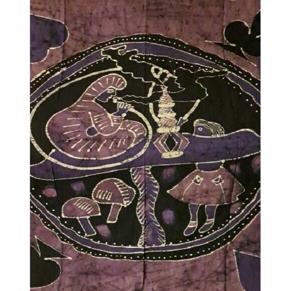 New Purple Alice in Wonderland Caterpillar Wall Hanging Room Decor Gift Tapestry - Picture 2 of 3